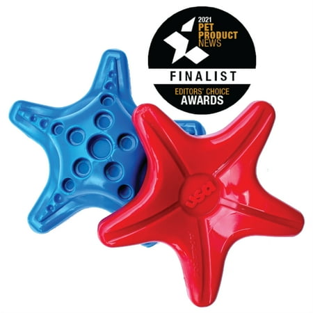 UPC: 0810216025779 | Starfish Ultra Durable Nylon Dog Chew Toy for Aggressive Chewers Blue