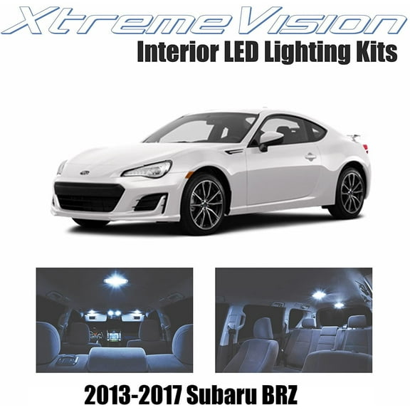 XtremeVision Interior LED for Subaru BRZ 2013-2017 3 Pieces Cool White Interior LED Kit   Installation Tool