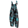 thumbnail image 3 of Cutuoiiu Womens U-Neck Print Overalls Adjustable Strap Backless Casual Jumpsuit Gifts, 3 of 5