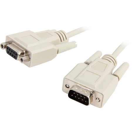 UPC: 0757120094524 | C2G 09452 DB9 M/F Serial RS232 Extension Cable  Beige (25 Feet  7.62 Meters)