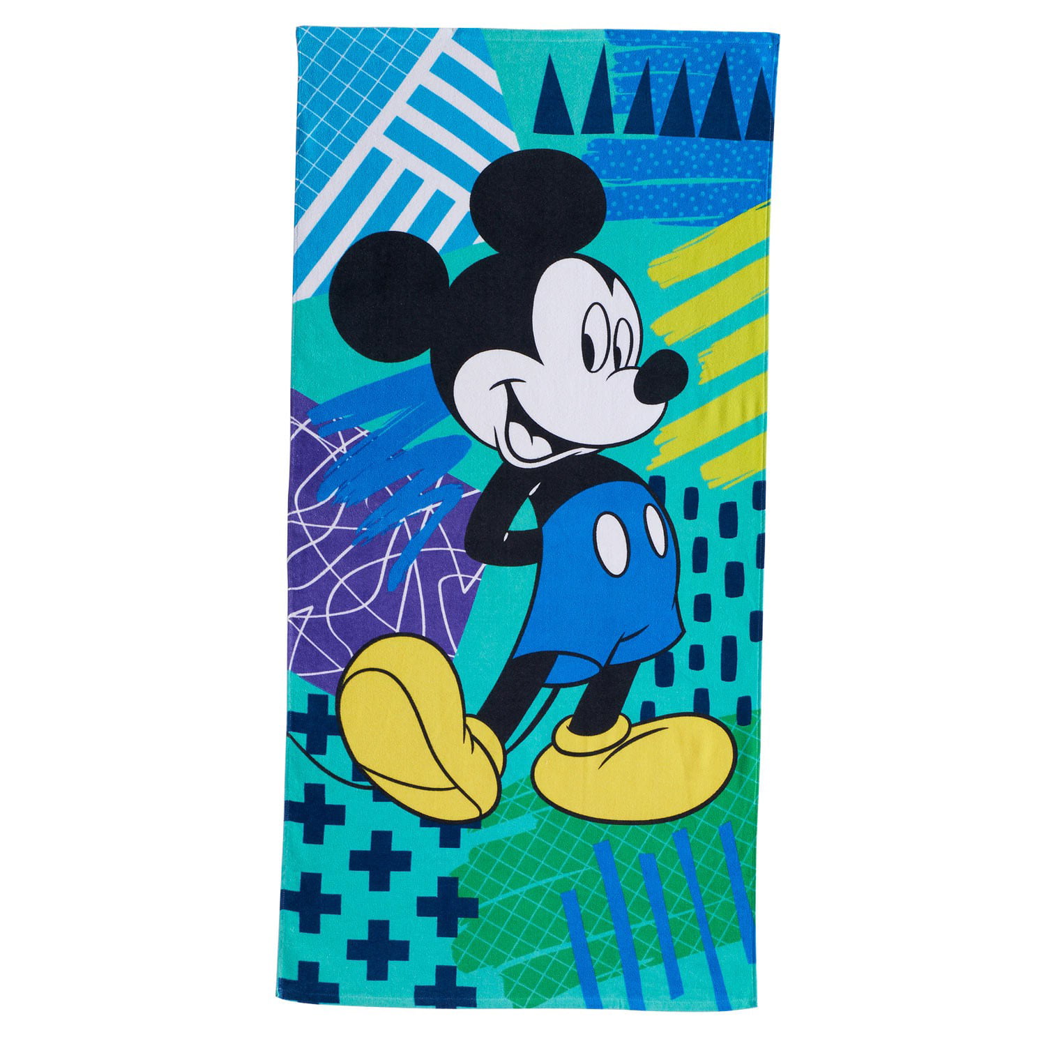 Disney Minnie Mouse Blue & Light Blue Holiday Printed Beach Towel Brand New Gift 