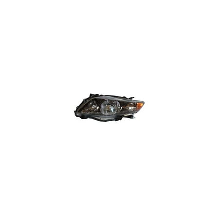 - Replacement Depo 312-11A8L-AC2 Driver Side Headlight For 09-10 Toyota Corolla