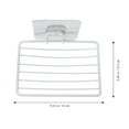 thumbnail image 3 of LOLIPPYY 1pc Bathroom Soap Holder with Punch Design, Easy Install Draining Rack, Space-Saving Soap Storage Solution, 3 of 8