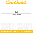 thumbnail image 3 of CUB CADET 936-0526 Wave Washer Wheel SRC621 SR621 RB HFF1748 CC99M CC999ES, 3 of 6