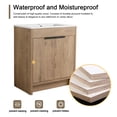 thumbnail image 6 of BNK 30 Inch Freestanding Bathroom Vanity with White Ceramic Sink, Modern Floor Standing Bathroom Vanity Set, Single Bathroom Vanity and Sink Combo, with 2 Doors, 6 of 12