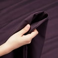 thumbnail image 4 of Extra Deep Pocket Fitted Sheet Elastic Corner Straps Fitted Sheets 18" - 21" Queen Size Purple Eggplant Color, 4 of 6