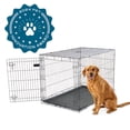 thumbnail image 4 of Carlson Pet Products Extra Large Secure Foldable Single Door Metal Dog Crate, Black, 4 of 13