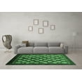 thumbnail image 3 of Ahgly Company Indoor Rectangle Oriental Emerald Green Industrial Area Rugs, 3' x 5', 3 of 4