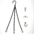 thumbnail image 3 of Youkk Metal Wide Application Rattan Hanging Chain Set For Hanging Baskets Adjustable Length Durable Metal Hanging Basket black Chain 40cm 1 Pc, 3 of 6