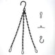 thumbnail image 2 of Cadenas colgantes Matsuzay Cesta colgante de metal negra 50 cm, 2 of 6