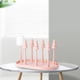 thumbnail image 4 of Escurridor de vasos rosa, soporte para botellas de vidrio, tazas, organizador de vasos, base antideslizante, almacenamiento para encimera, cocina, uso doméstico., 4 of 6
