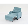 thumbnail image 6 of Sleeper Sofa Couch with Pullout Bed, Futon Chair Bed 3 in 1 Convertible Chair Sleeper Bed with USB Port Pillow &Cup Holder  for Living Room,Wear and Scratch Resistant, Four Colors Tech Cloth, 6 of 12