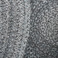 thumbnail image 4 of SAFAVIEH Braided Lyla Solid Polyester Reversible Area Rug, Dark Gray/Light Blue, 5' x 5' Round, 4 of 8