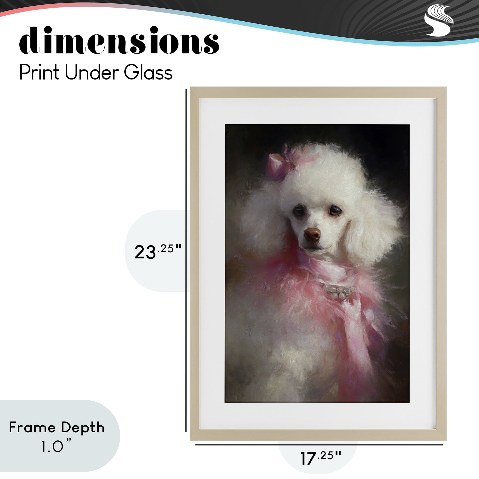 Stupell Industries Just A Girl Who Loves Pink Birch Framed Print Under Glass, design by Tina LeCour