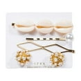 thumbnail image 6 of Imitation Pearl/Shell/Flower/Bead Hair Clips With Earrings - Sets, 6 of 9
