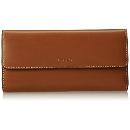 - Lodis Audrey Checkbook Clutch Wallet (Toffee/Chocolate)