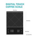 thumbnail image 3 of 3KG/0.1g Hand Weighing Multifunctional Electronic Coffee Bar Gram Scale with Timer 3KG Kitchen Scale, 3 of 5