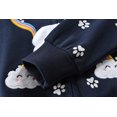 thumbnail image 7 of NLVRBC Toddler Girls Zip Up Cat Hoodies Kids Hooded Jacket Light Fall Outwear 2T, 7 of 7
