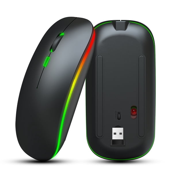 Ratón, ratón inalámbrico HXSJ, ratón recargable para ordenador, ratón HXSJ diseñado para profesionales