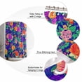 thumbnail image 7 of Shower Curtains Orange Red Flowers Bath Curtain Vintage Floral Waterproof Bathroom Shower Curtain Set with Hooks Decoration 36 x 72 Inches, 7 of 7