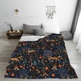 thumbnail image 5 of Pofeuu fall fox deer bird Print Ultra-Soft Micro Fleece Blanket,for Bed Or Sofa,All Season Throw Blankets Flannel Blanket-50"x40", 5 of 7