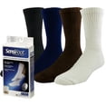 thumbnail image 4 of JOBST SensiFoot Diabetic Crew Style Socks 8-15mmHg (White) X-Small, 4 of 9