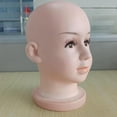 thumbnail image 4 of Cabeza de maniquí perfecl para Niños Cosméticos Profesionales para Pelucas y Exhibir Sombrero 24 cm 47 cm, 4 of 7