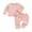 Pink, variant on 0-24M Newborn Baby Boys Girls Autumn Candy Color Sweatshirts Tops Pants Cotton Casual Tracksuits