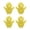 Yellow, variant on PSVFUJZ 4Pcs Easter Chicken Pattern Tables Ware Knife Fork Cover Bags, Happy Easter Decorations for Birthday Banquet Holiday Party Accessories