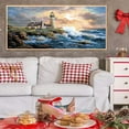 thumbnail image 5 of YALKIN Lighthouse Large Diamond Painting Kits for Adults (35.5 x 15.7 inch), 5D Diamond Art Full Round Drill DIY Embroidery Pictures Arts Paint by Number Kits for Home Wall Decor, 5 of 7
