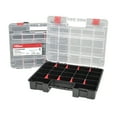 thumbnail image 5 of Hyper Tough 2-Pack Organizer, Stackable Plastic with 8 Movable Dividers, 93512638, 5 of 6