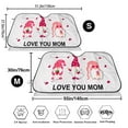 thumbnail image 3 of Picia Love You Mom Curved Windshield Sunshade Accordion Folding Style Auto Shade for Car Truck SUV Van Blocks UV Ray Sun Visor Protector -Medium, 3 of 7