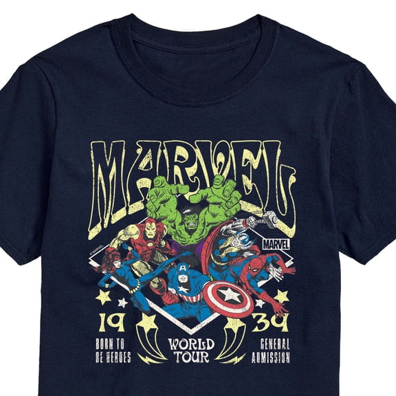 Avengers - Marvel Concert Tee - Men's Short Sleeve Graphic T-Shirt