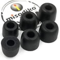 thumbnail image 1 of misodiko M490 Memory Foam Earbuds Tips for Sennheiser CX200 CX 300 II 275 475 IE60 MM30i / DUNU DN-2000/ ATH-IM70/ Ink'd Method Wireless/KZ- Replacement Earphones Eartips (3-Pairs, S/M/L), 1 of 2
