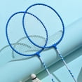 thumbnail image 3 of 2PCS Badminton Rackets, Anti Slip Iron Alloy Rackets Set Nylon Shuttlecocks for Outdoor Games Ergonomic Handle Groove Design, 3 of 7