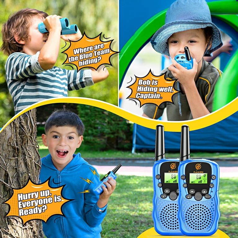 2 Pack Walkie Talkies for Kids, 3 KMs Long Range Children Walky Talky  Handheld Radio Kid Toy Gifts for Boys and Girls – a legjobb termékek a(z)  Joom Geek online áruházban