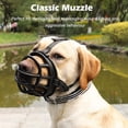 thumbnail image 3 of Soft Silicone Dog (2) - Bite, Bark & ​​Chew Proof - For Medium & Large Dogs - With Reflective, Adjustable & Breathable Mouth Cover, 3 of 5