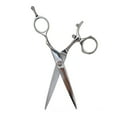 thumbnail image 4 of BambooMN 6" Japanese Stainless Steel Precision Razor Swivel Handle Beauty Barber Salon Hair Scissor Shear, 1 Piece, 4 of 6