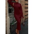 thumbnail image 4 of Conjunto de Vestido Maxi de 2 Piezas para Mujer PRETTYGARDEN Rojo Vino XL, 4 of 7