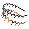 thumbnail image 6 of Headband Headband With Teeth Tooth Headband For Women Girls Plastic Wavy Hair Comb Headband Black Plastic Tooth Hair Comb Plastic Headband For Women Men Girl Hair Accessories,1Pc,Yellow,5.5x0.8", 6 of 7