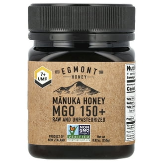 Egmont Honey Manuka Honey, Raw & Unpasteurized, MGO 50+, 17.6 oz
