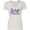 AA-White, variant on Inktastic Stop Domestic Violence-purple Ribbon Women's V-Neck T-Shirt
