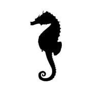 Seahorse Sticker Decal Die Cut - Self Adhesive Vinyl - Weatherproof - Made in USA - Many Color and Sizes - sea horses