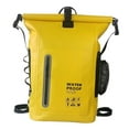 thumbnail image 1 of Mochila de senderismo de gran capacidad, elegante, con correas ajustables, práctica bolsa de viaje para deportes al libre y desplazamientos. Amarillo, 1 of 8
