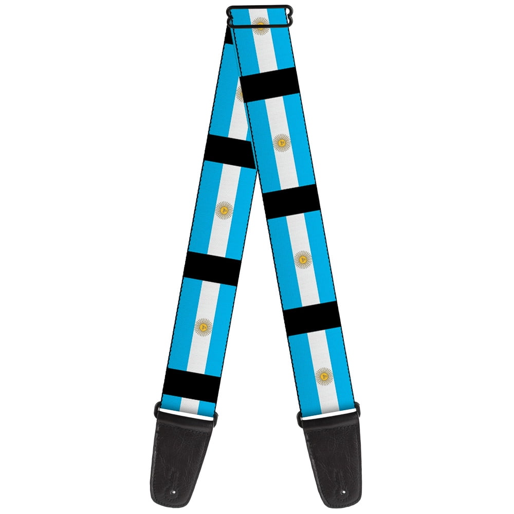 Buckle-Down Guitar Strap, Argentina Flags, 2 Inches Wide