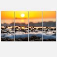 thumbnail image 2 of Sunrise Giving Color for Sea Waters - Seascape Canvas Art Print, 2 of 3