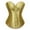 Gold, variant on TAIAOJING Corset Shapewear Tops For Women Plus Size Corset Shapewear Lace Up Bustier Shaper Costume