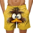 thumbnail image 2 of Gamivast Swim Trunks for Men Funny Graphic Swim Shorts Beach Shorts Quick Dry Lightweight Drawstring Summer Swimwear with Pockets Novelty Design, 2 of 6