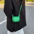 thumbnail image 3 of Small PU Leather Women Designer Crossbody Handbag Solid Mini Lipstick Shoulder, 3 of 10