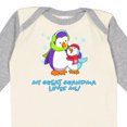 thumbnail image 4 of Inktastic My Great Grandma Loves Me Cute Penguins Boys or Girls Long Sleeve Baby Bodysuit, 4 of 5